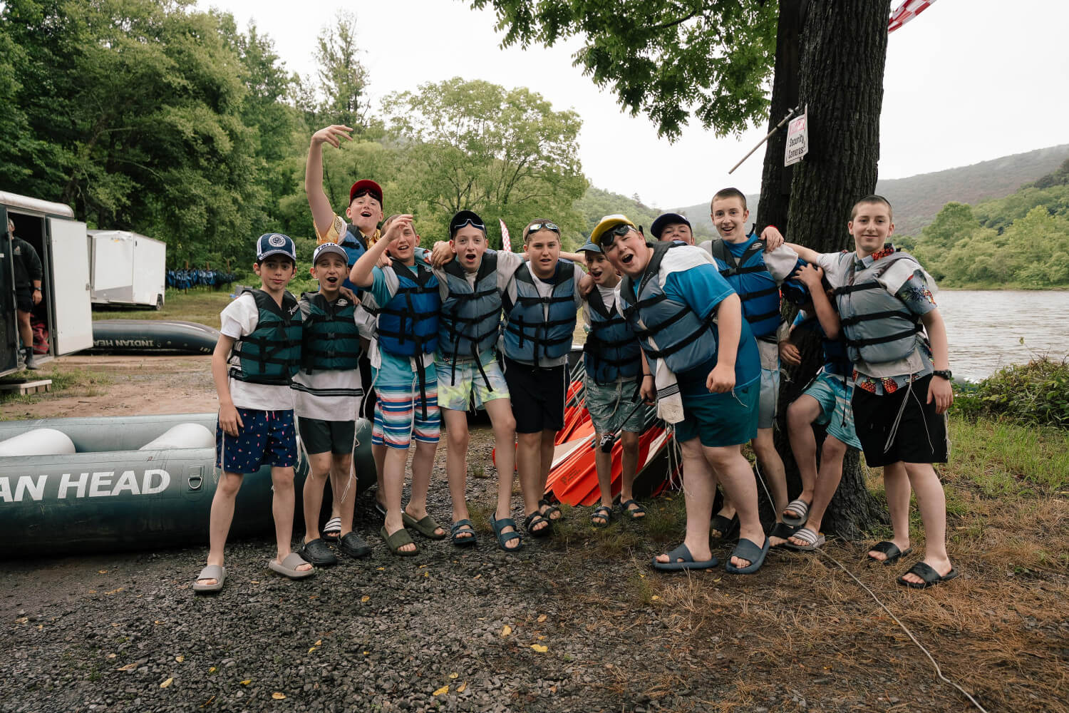 8th Grade White Water Rafting